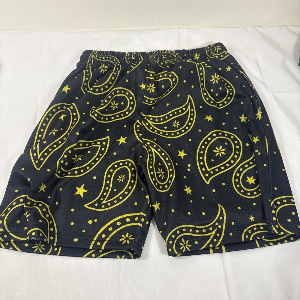 *NEW* Superior Supply SUP Blue/White Paisley Mesh Shorts Men's L Streetwear - Picture 5 of 5